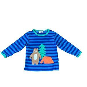 Toby Tiger Camping Bear L/S Applique Tee 3/4